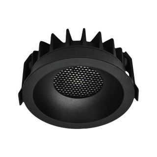 Oprawa V-TAC LED downlight 18W BRIDGELUX CHIP CCT czarna raster antyolśnieniowy plaster miodu VT-17018 3000K-4000K-6400K 1860lm