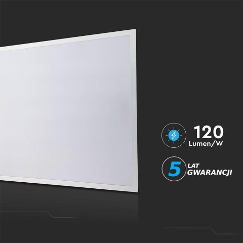 Panel LED V-TAC 40W 60x60 backlight 33mm 120Lm/W zasilacz Philips VT-61040 4000K 4800lm 5 lat gwarancji
