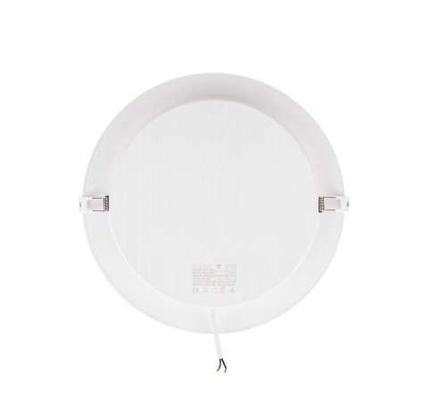 Panel wpuszczany downlight V-TAC 24W LED SAMSUNG CHIP okrągły 294x29mm VT-61024RD-S 6500K 2640lm 5 lat gwarancji