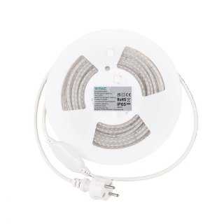 Taśma LED 230V V-TAC rękaw IP65 120LED/m 10,5W/m rolka 10mb VT-2835 121-10M 4000K 1000lm