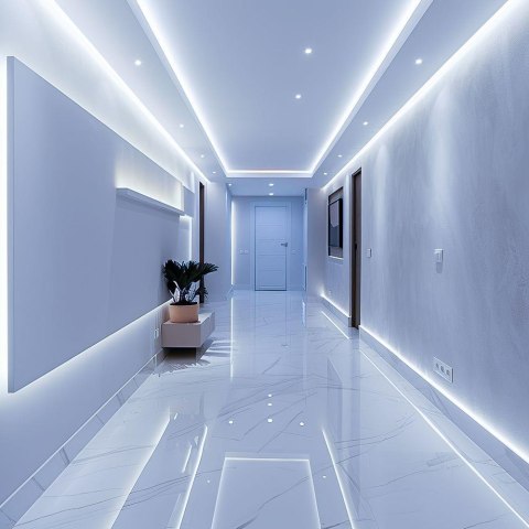 Taśma LED V-TAC bezpunktowa COB 420LED 24V 10W/m VT-COB 4000K 1000lm