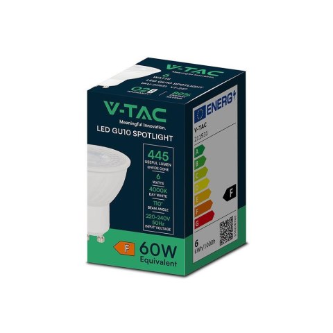 Żarówka LED V-TAC 6W GU10 110st VT-247 6500K 445lm