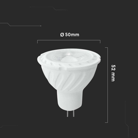 Żarówka LED V-TAC 6W GU5.3 MR16 12V 38st VT-257 3000K 445lm
