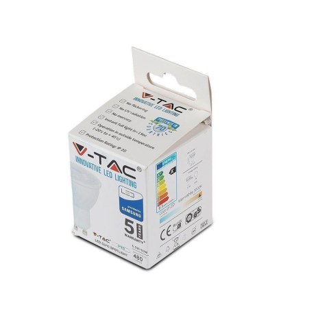 Żarówka LED V-TAC SAMSUNG CHIP 6.5W GU10 110st VT-247 6400K 480lm 5 lat gwarancji